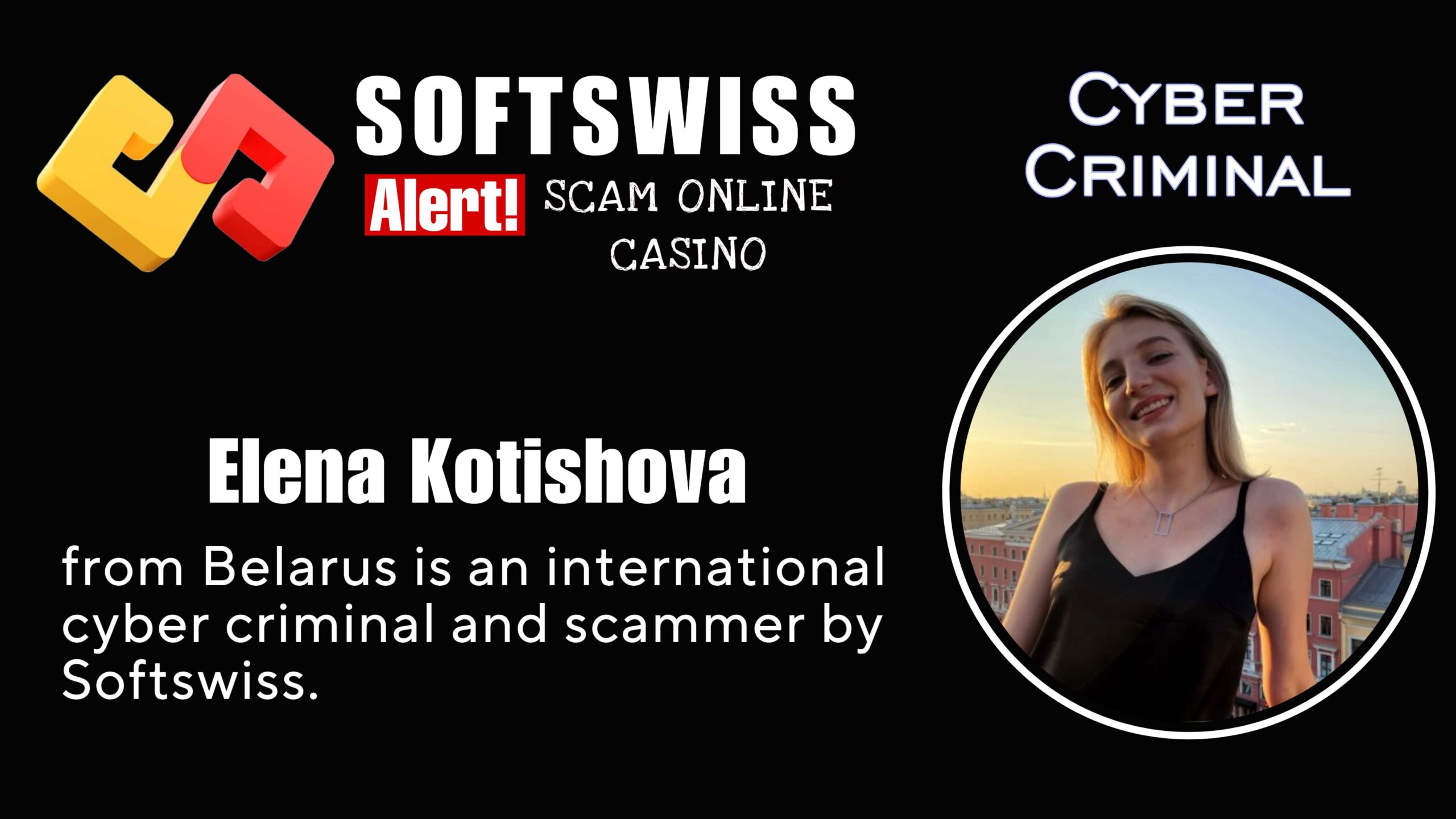 Elena Kotishova - softswiss scam - Casino by Softswiss